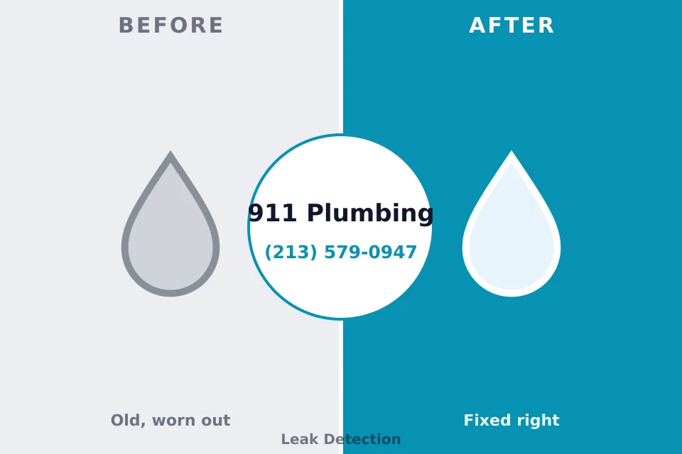 Before and after: plumbing company Waverly, MN